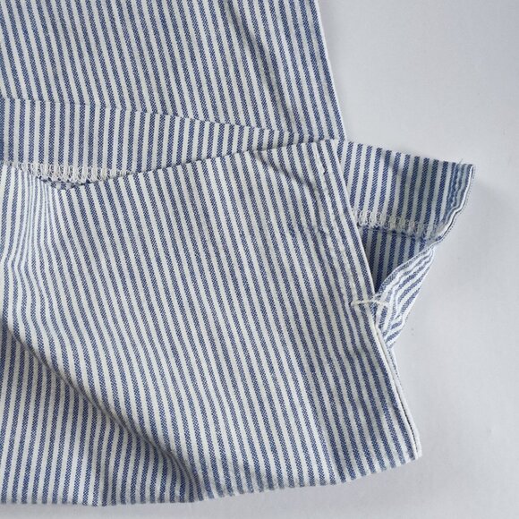 Tommy Hilfiger Capri short summer lightweight white & navy blue stripes size 10 - Picture 8 of 11